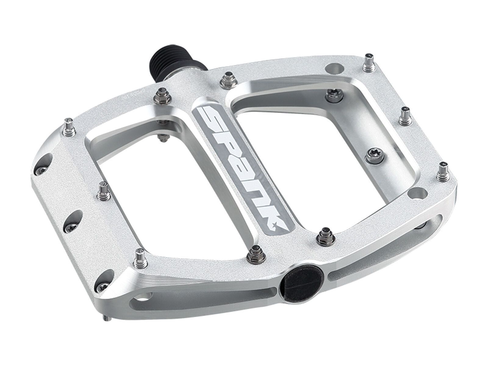 Spank Spoon Reboot Flat Pedal - M, raw silver - Bild 2