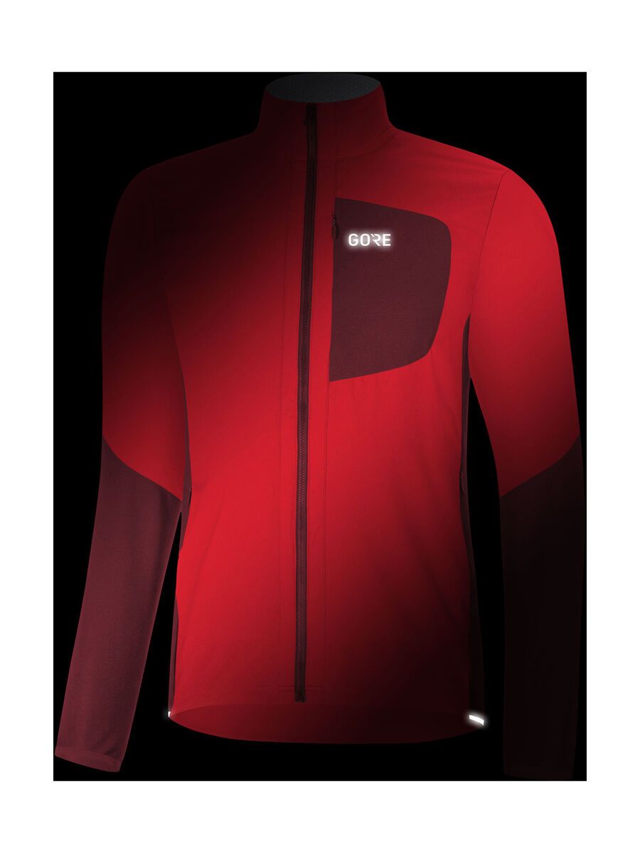 GOREWEAR C5 Gore Windstopper Isolierte Jacke, red/chestnut red - Bild 4