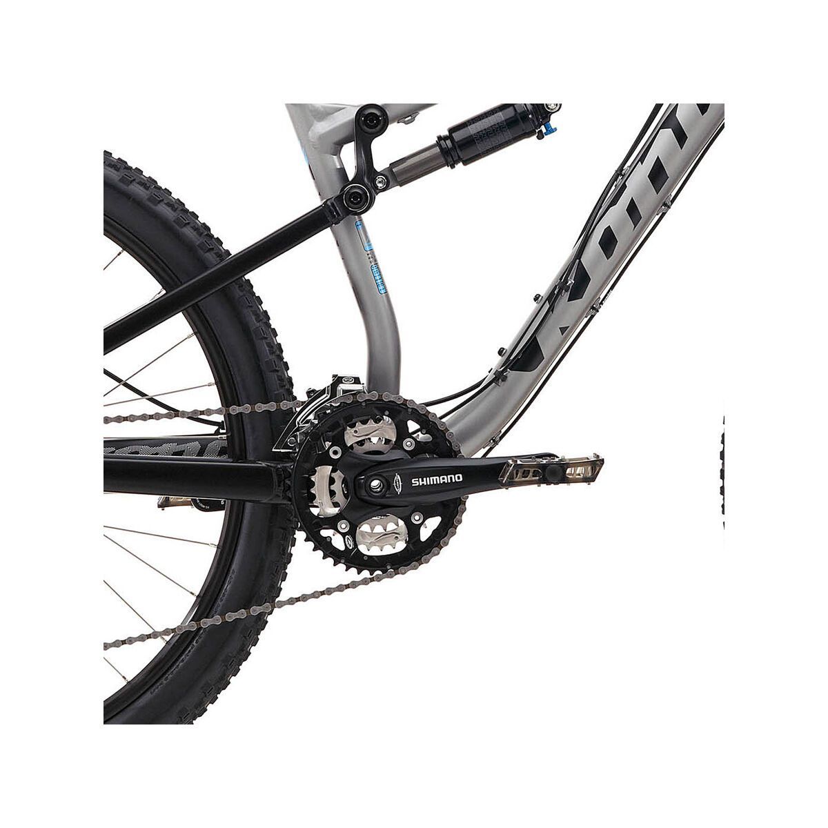 Kona Precept, matt silver/black/cyan - Bild 3