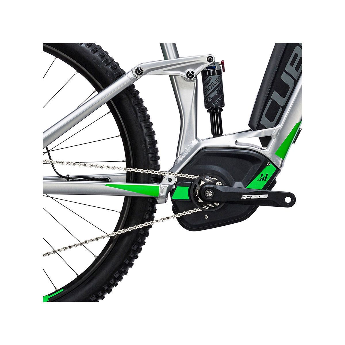 Cube Stereo Hybrid 120 ONE 400 27.5, metal´n´green - Bild 3