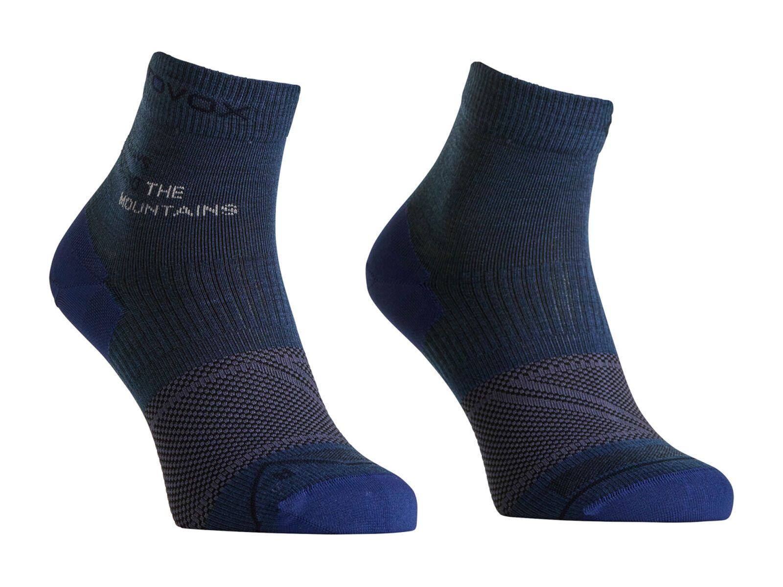 Ortovox Alpine Light Quarter Socks M, blue nunatak - Bild 1