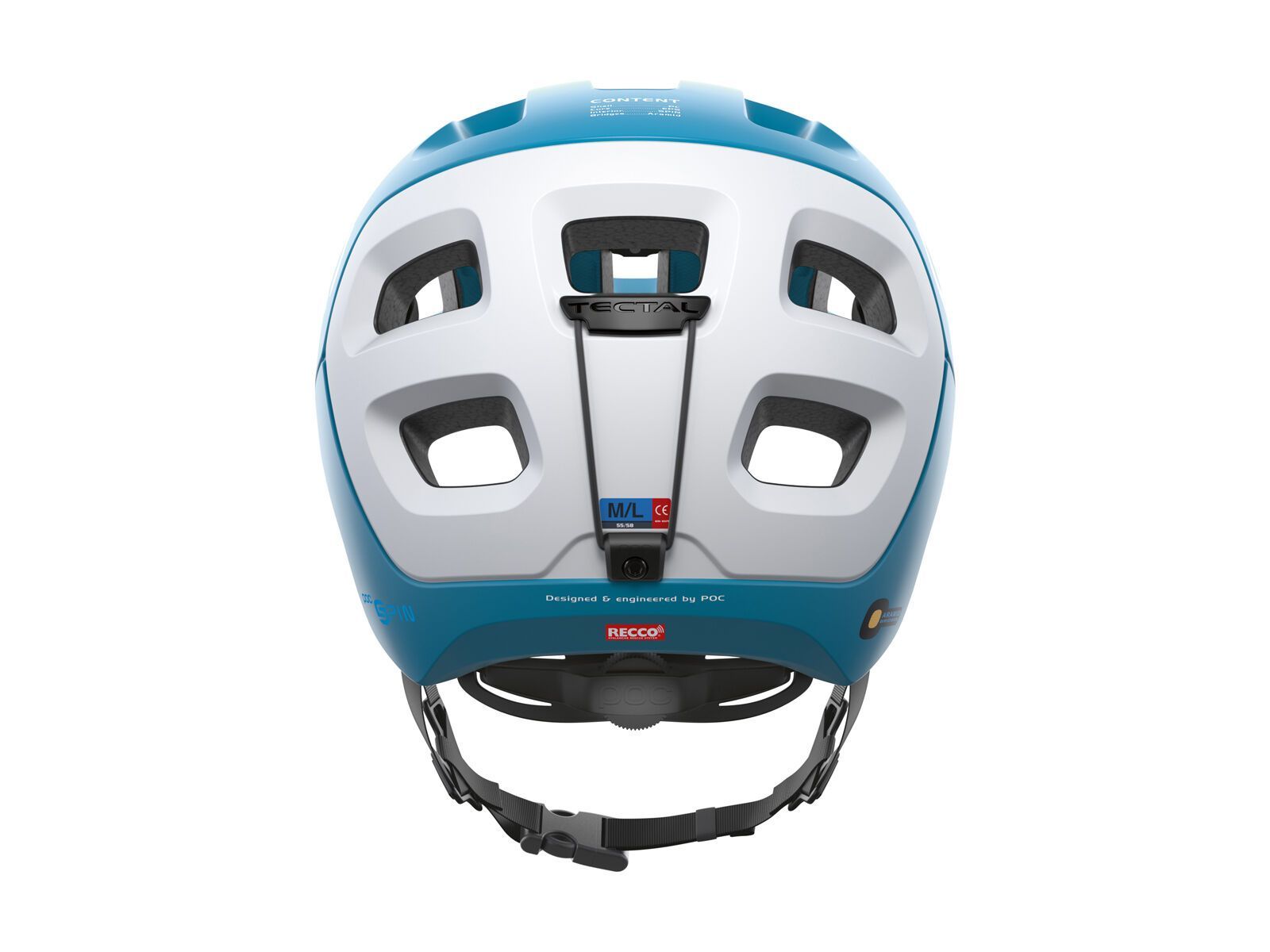 POC Tectal Race SPIN, basalt blue/hydrogen white matt - Bild 3