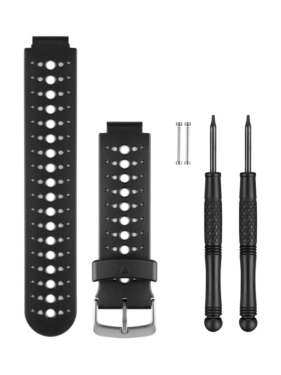 Garmin Forerunner 230, 235, 630 Ersatzarmband, schwarz/weiß - Bild 1