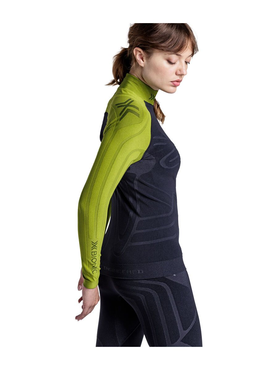 X-Bionic Heatloop Shirt LS Wmn, moss green/x black - Bild 13