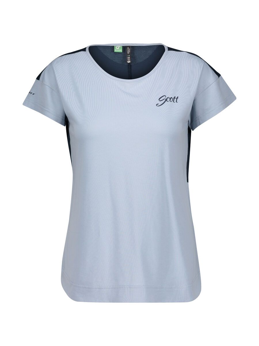 Scott Trail Flow Dri S/SL Women's Shirt, glace blue/midnight blue - Bild 1