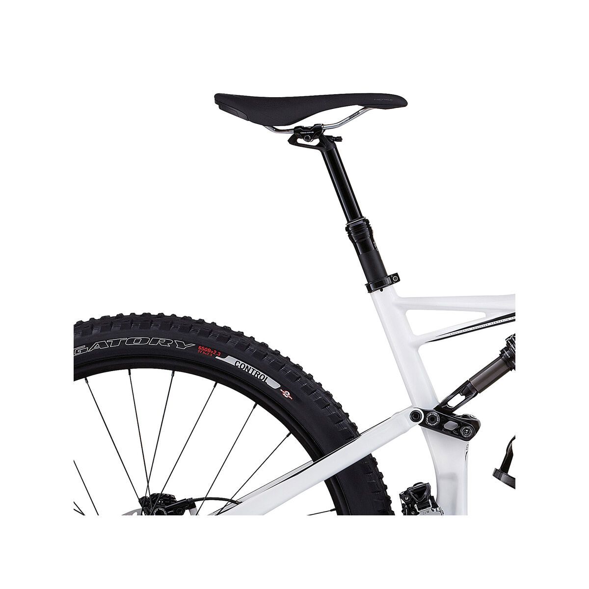 Specialized Stumpjumper FSR Comp Carbon 650b, gloss white/black - Bild 5