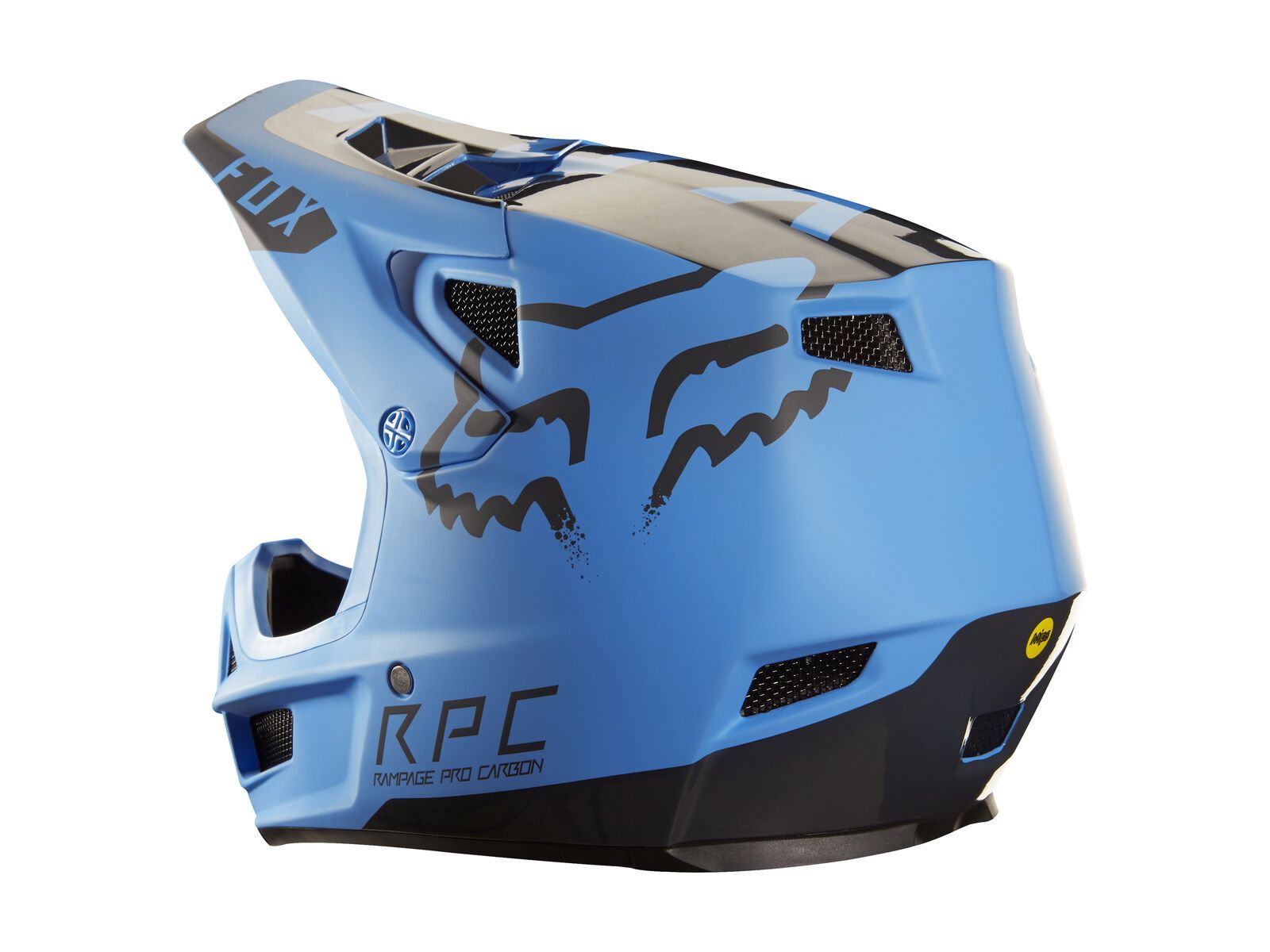 Fox Rampage Pro Carbon Moth Helmet, blue/black - Bild 6