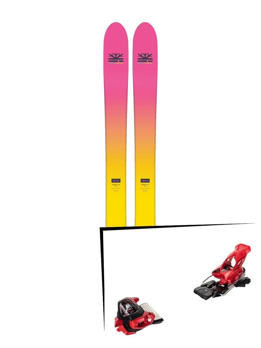 Set: DPS Skis Yvette 112 RP2 Foundation 2018 + Tyrolia Attack² 16 GW red - Bild 1