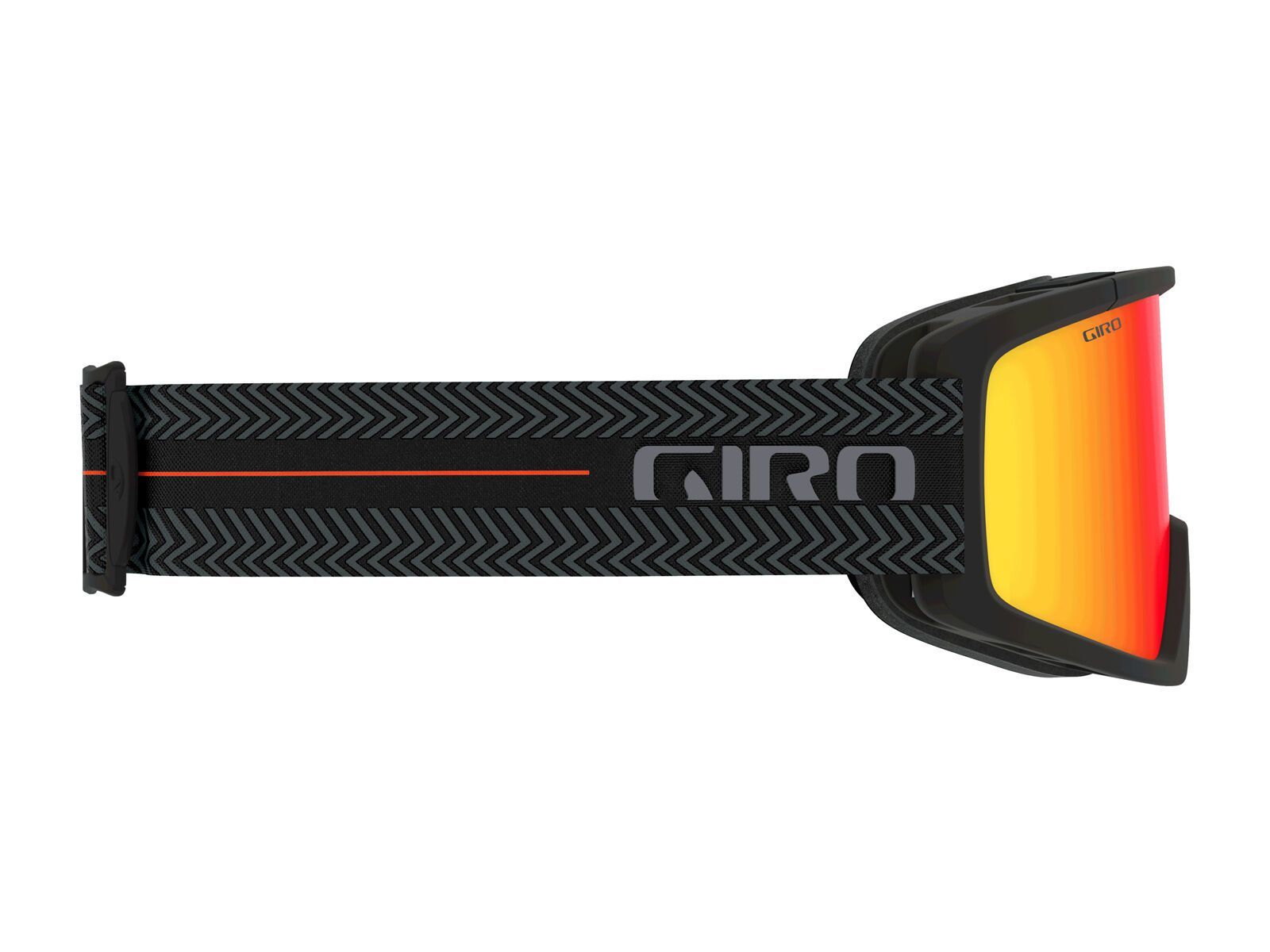 Giro Blok, black techline/Lens: vivid ember - Bild 4