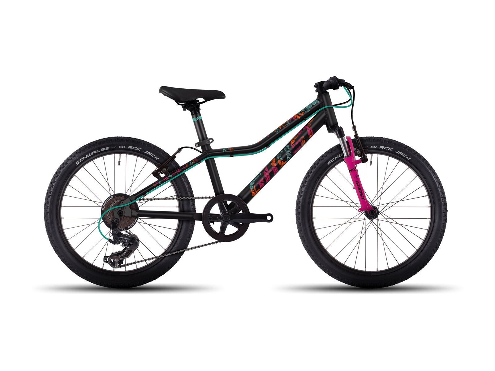 Ghost Lanao Kid 2 AL 20, night black/fuchsia pink/jade blue - Bild 1