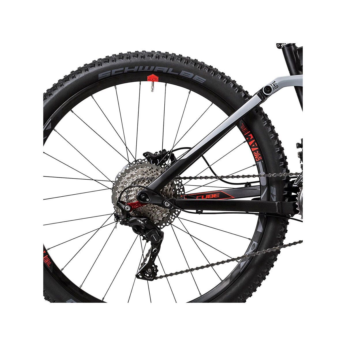 Cube Stereo 140 HPA Pro 27.5, black´n´flashred - Bild 4