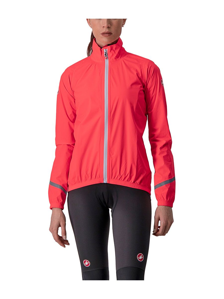 Castelli Emergency 2 W Rain Jacket, brilliant pink - Bild 1