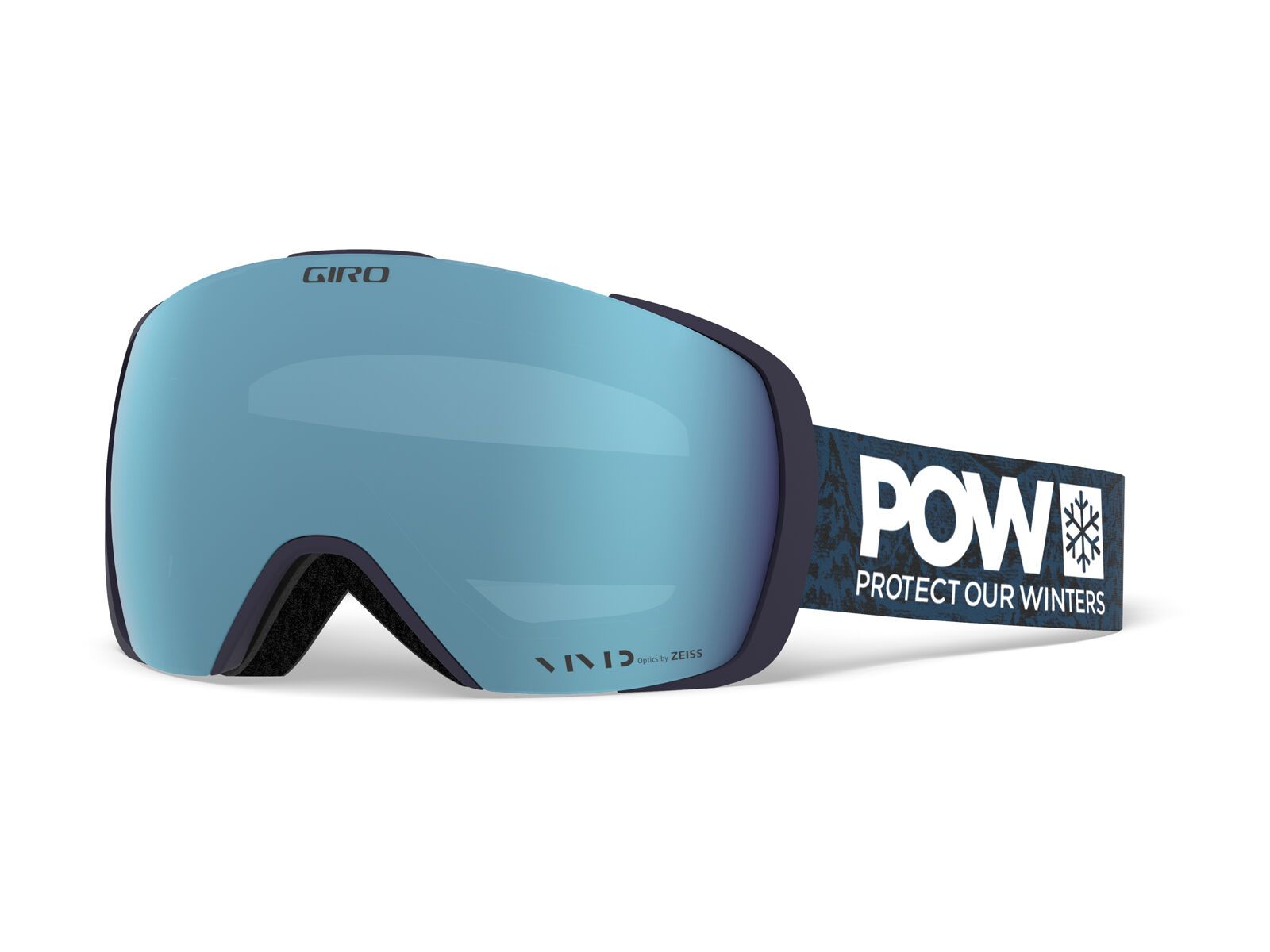 Giro Contact inkl. WS, pow vivid royal/Lens: vivid royal/infrared - Bild 1