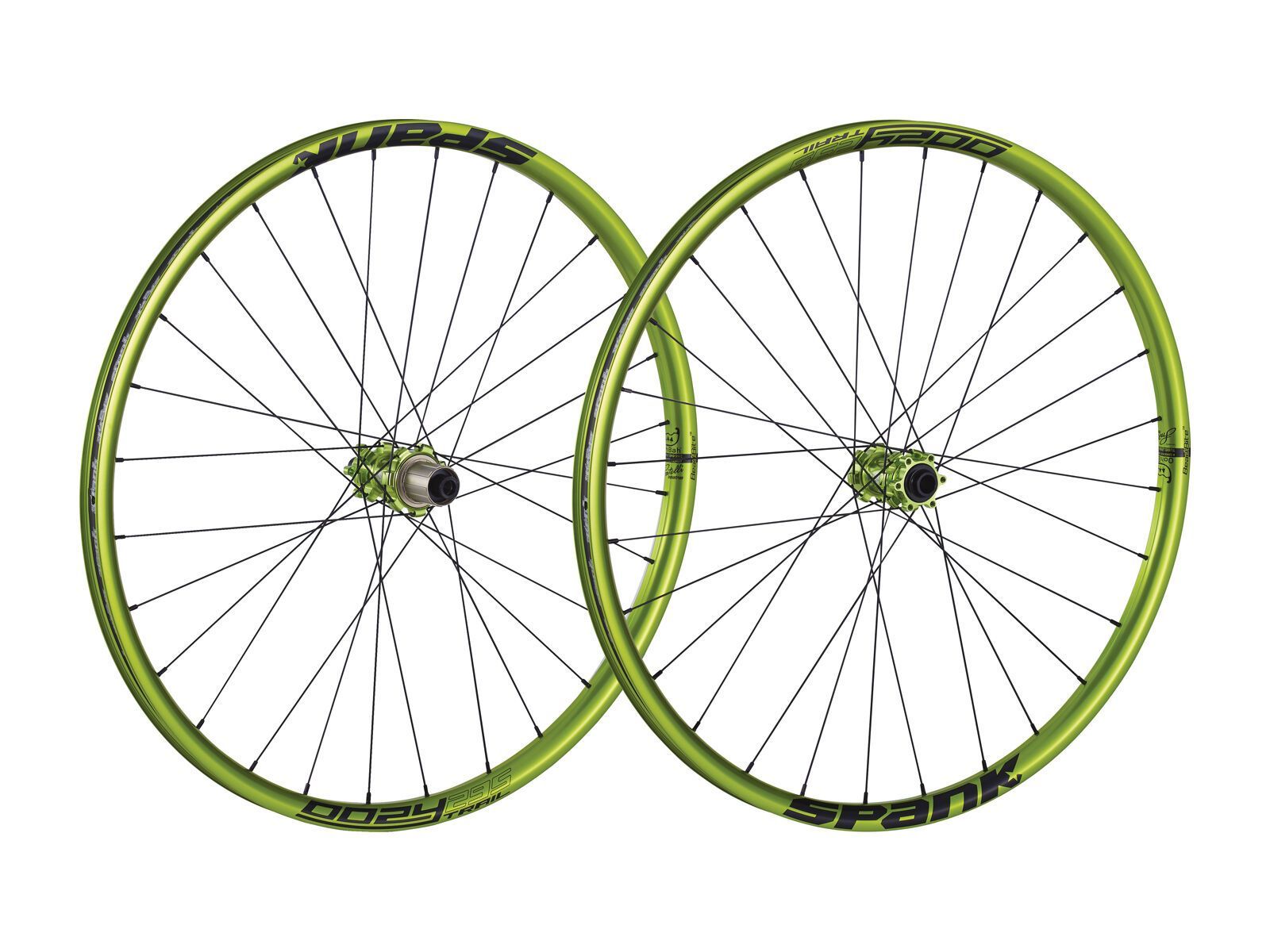 Spank Oozy Trail 295 Wheelset 27.5, emerald green - Bild 1