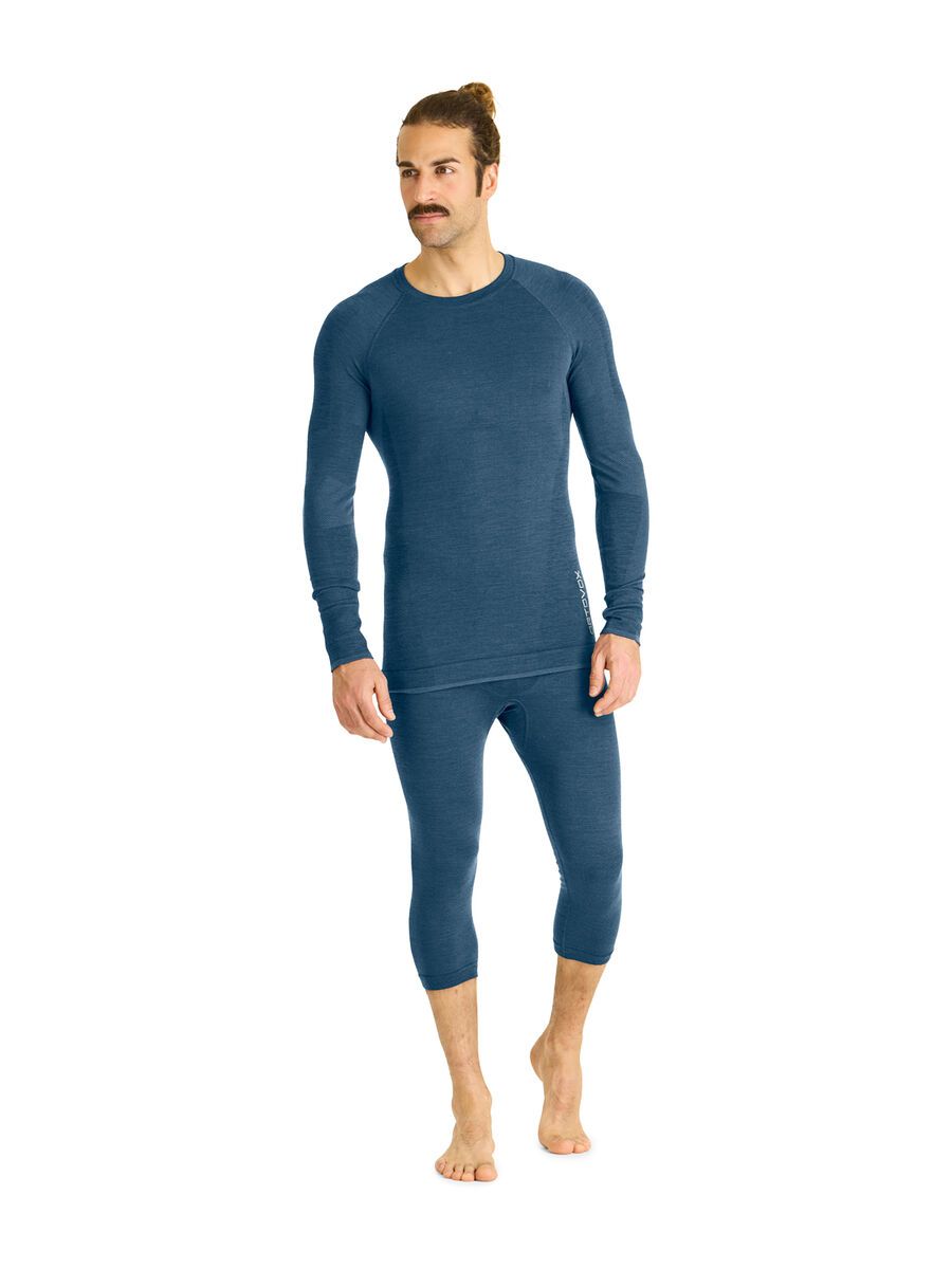 Ortovox 230 Merino Competition Long Sleeve M, petrol blue - Bild 2
