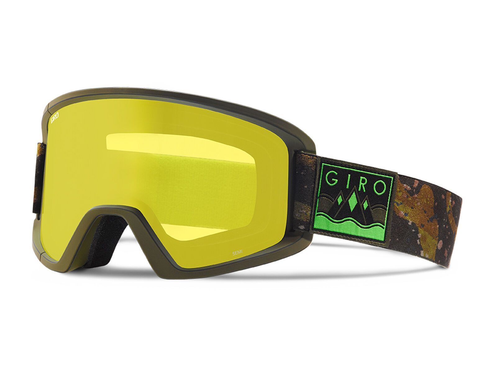 Giro Semi inkl. Wechselscheibe, mil spec olive/camo captain, loden yellow/yellow - Bild 5