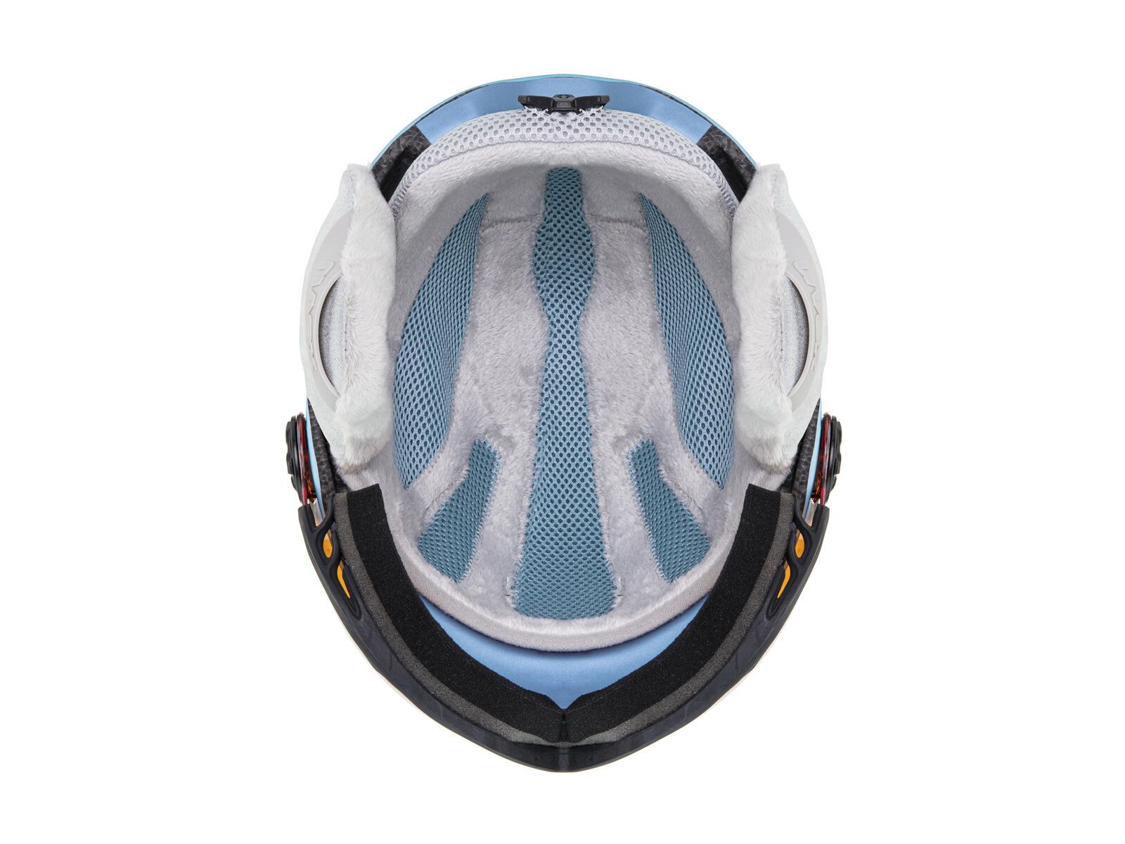 uvex hlmt 400 visor style, cloudy blue mat - Bild 6