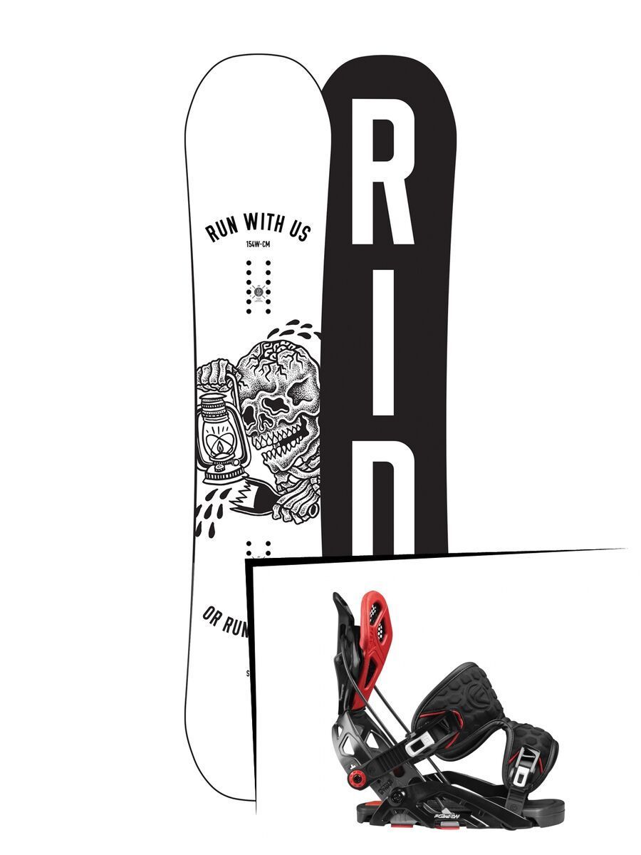 Set: Ride Burnout 2017 + Flow Fuse-GT (1718345S) - Bild 1