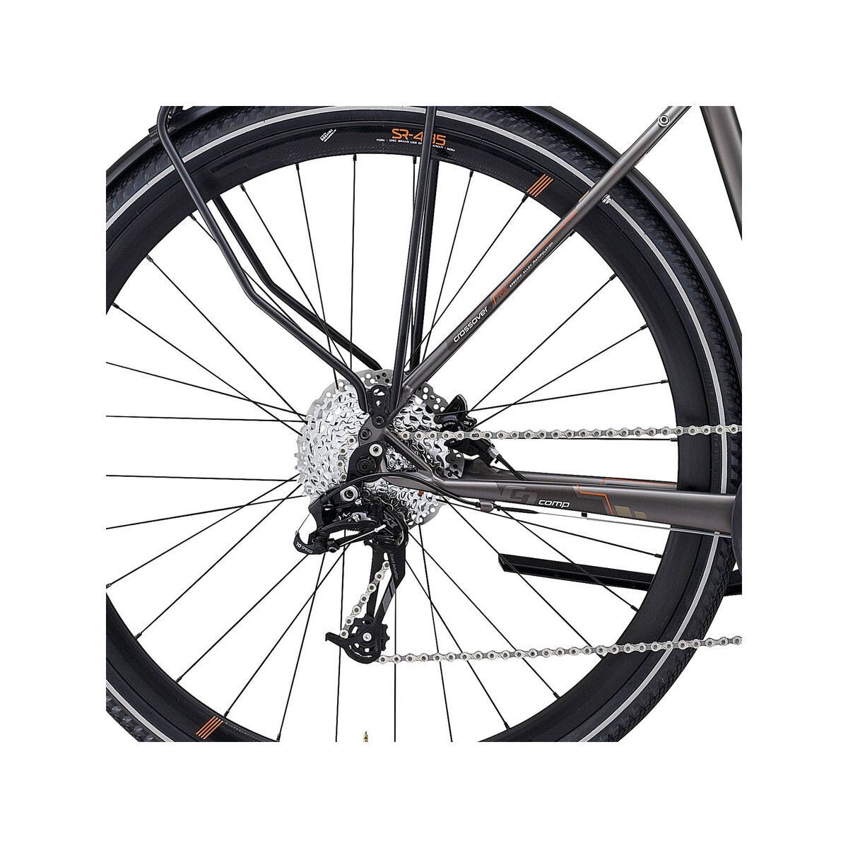 Specialized Crossover Comp Disc, Gunmetal/Tan/Orange - Bild 4