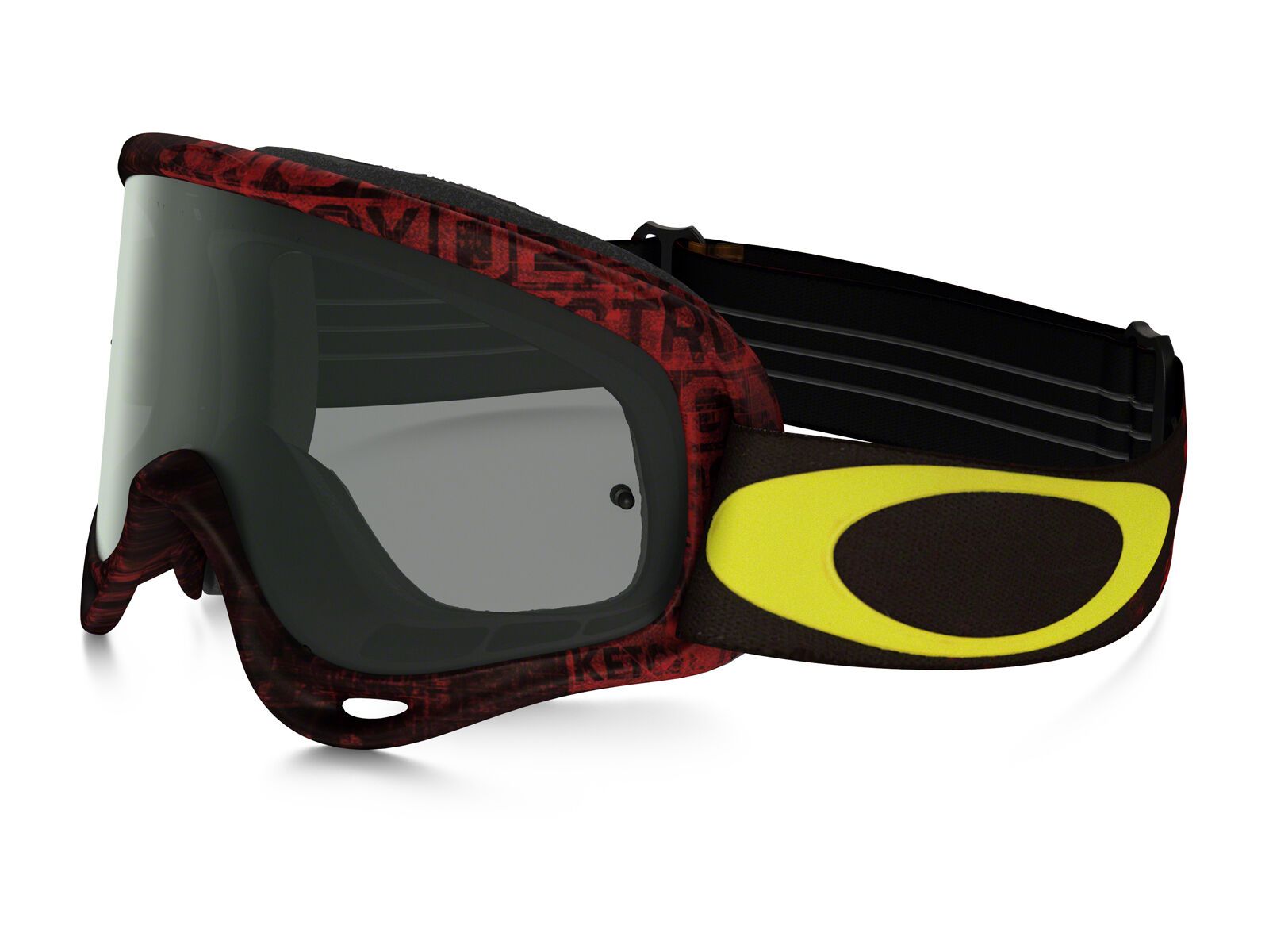 Oakley O Frame MX, distress tagline red/yellow/Lens: dark grey - Bild 1