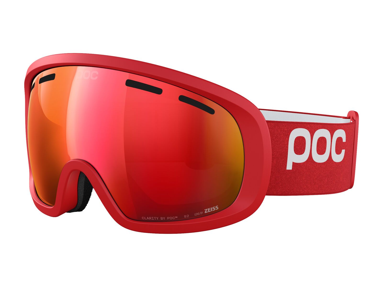 POC Fovea Mid, Clarity Int. Partly Sunny Red / prismane red - Bild 1