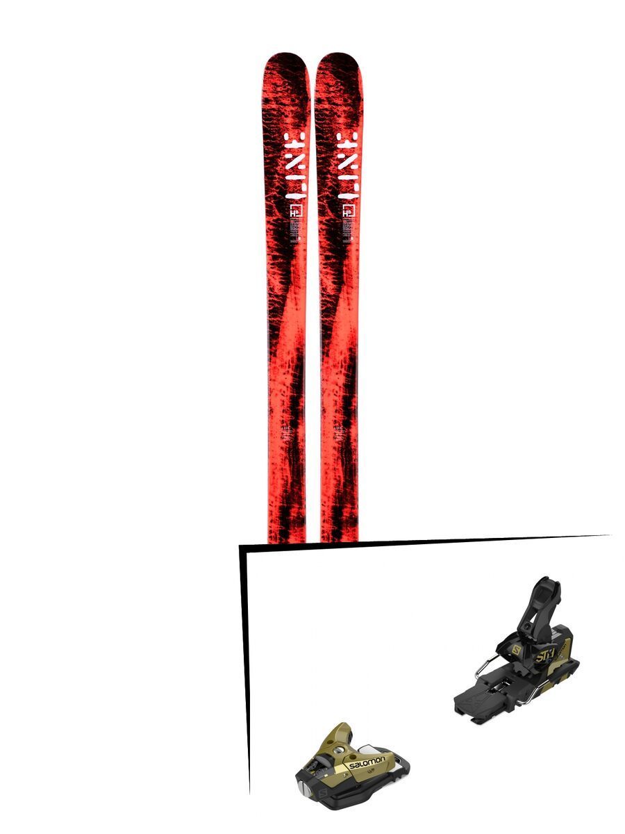 Set: Line Honey Badger 2019 + Salomon STH2 WTR 16 gold/black - Bild 1