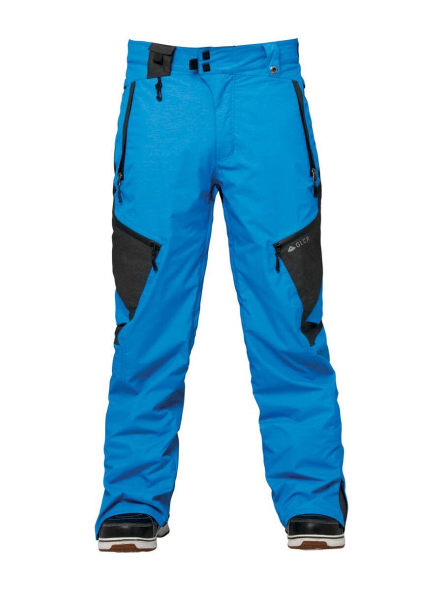 686 Glacier Synth Thermagraph Pant, Blue Heather Twill Colorblock - Bild 1