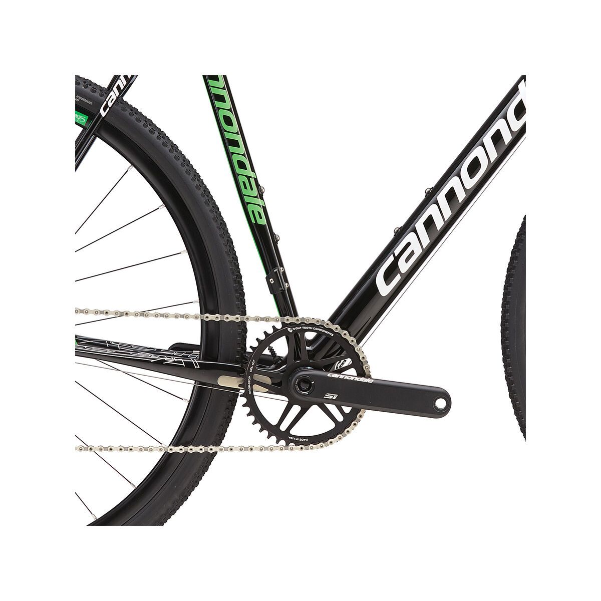 Cannondale SuperX Hi-Mod CX 1, jet black w/ viserker green and magnesium white, gloss - Bild 4