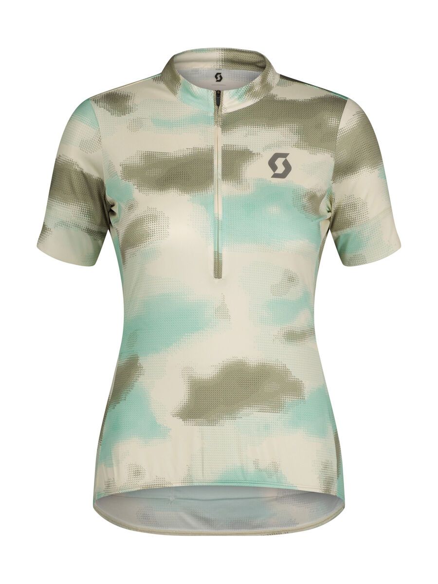 Scott Endurance 10 Short-Sleeve Women's Jersey, cotton white/miami green - Bild 1