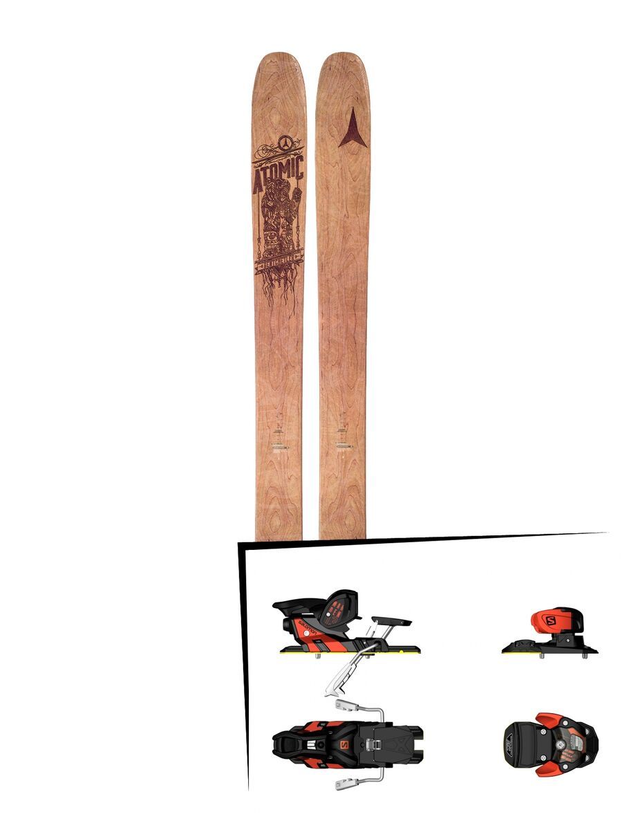 Atomic Set: Bent Chetler 2016 + Salomon Warden MNC 13 - Bild 1