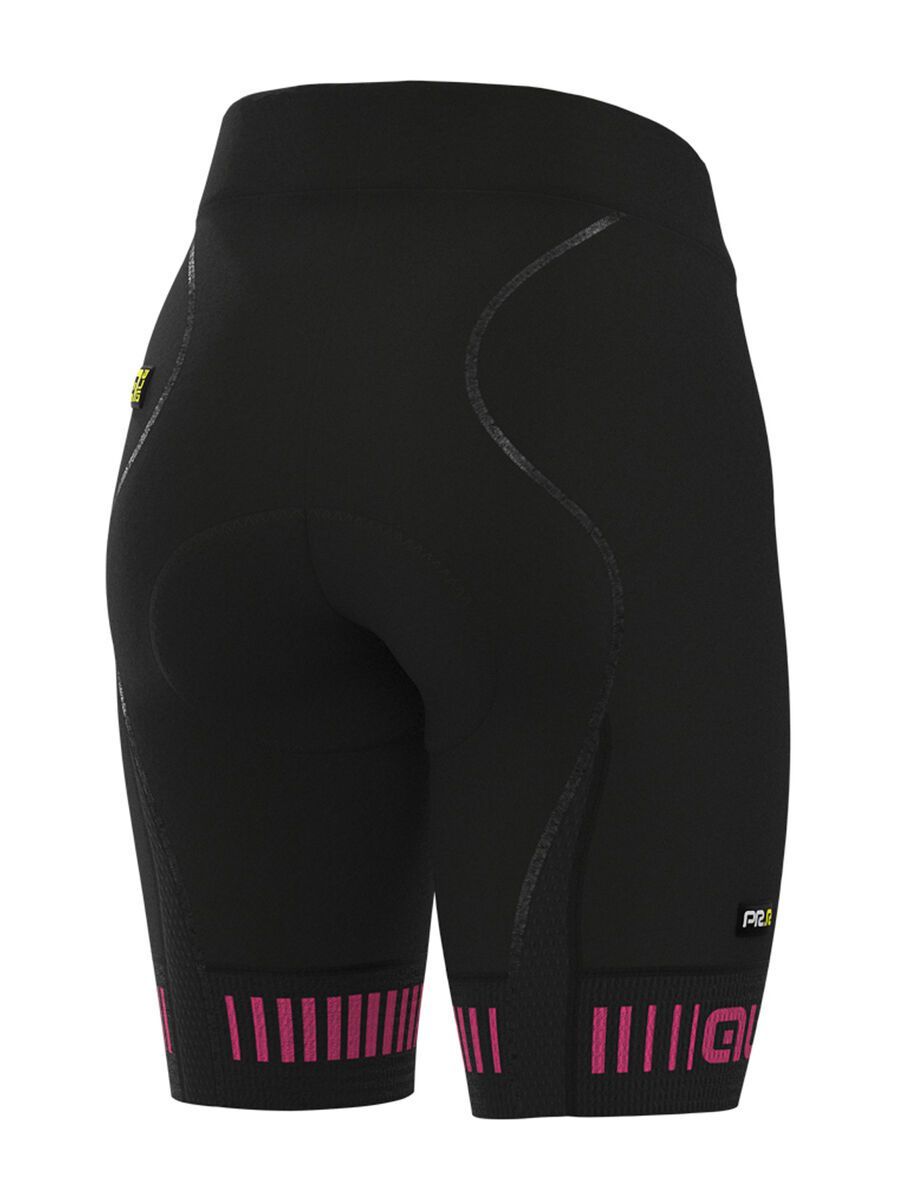 Ale PR-R Strada Lady Shorts, black-fluo pink - Bild 2