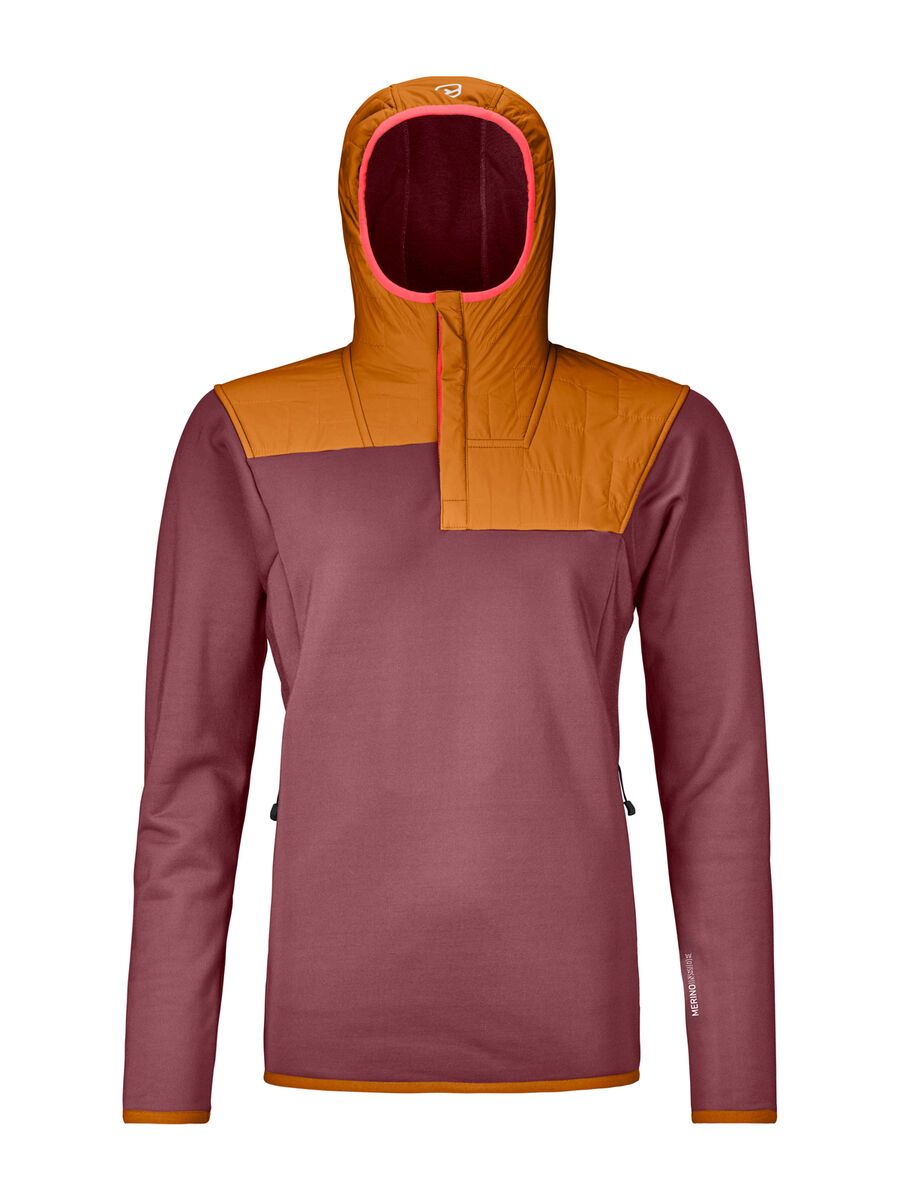 Ortovox Merino Fleece Plus Anorak W mountain rose XS 8696600001