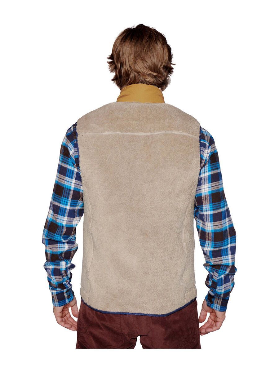 Elevenate Men's Glacier Pile Vest, vintage khaki - Bild 3