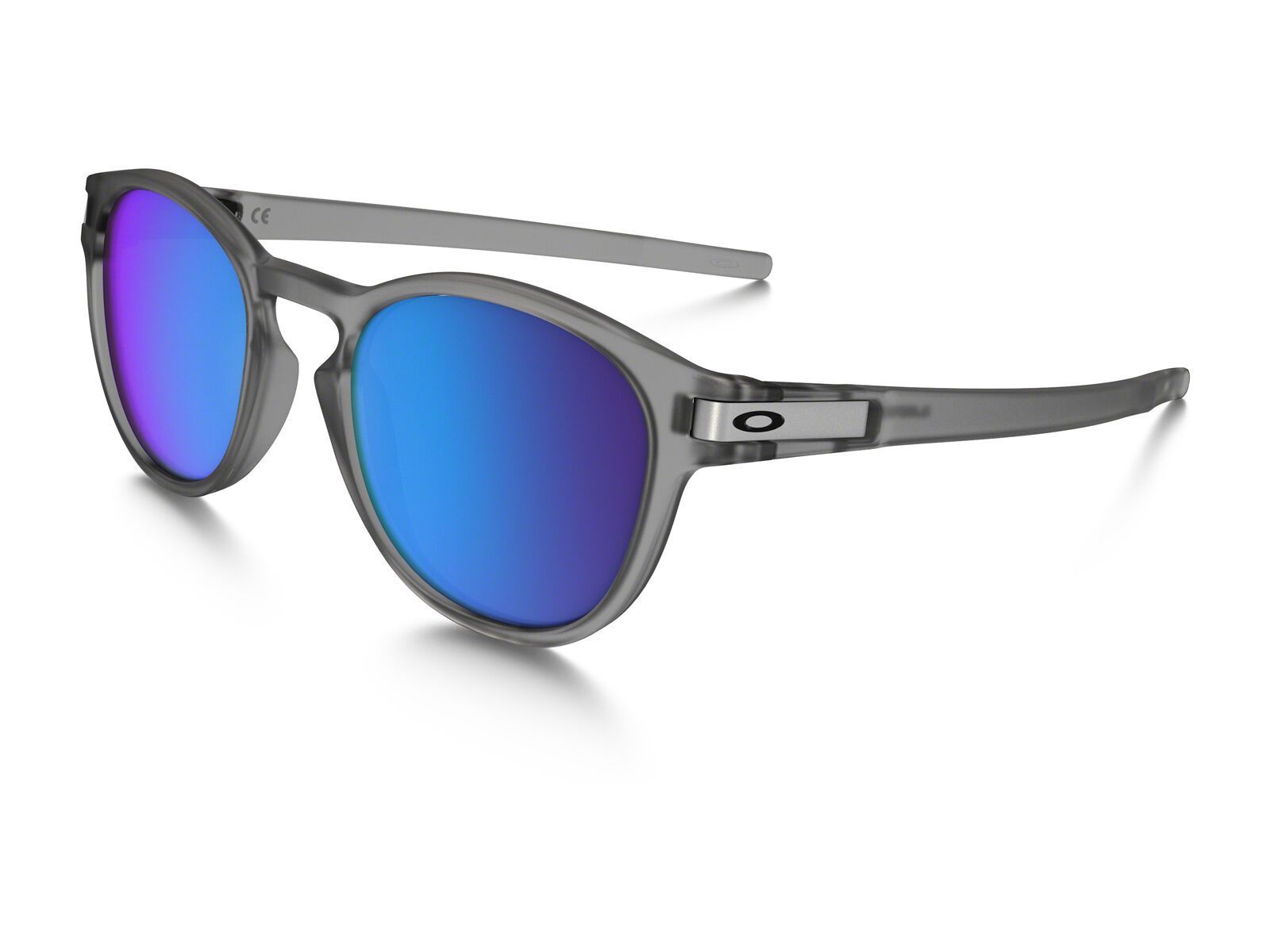 Oakley Latch, matte grey ink/Lens: sapphire iridium polarized - Bild 1