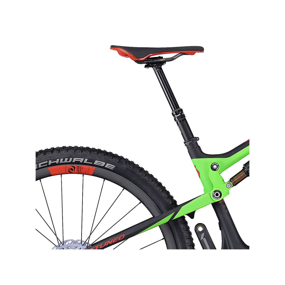 Scott Genius 900 Tuned, black/green/red - Bild 5