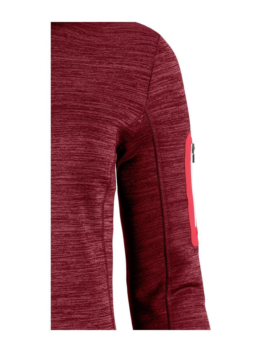 Ortovox Merino Fleece Melange Hoody W, dark blood blend - Bild 3