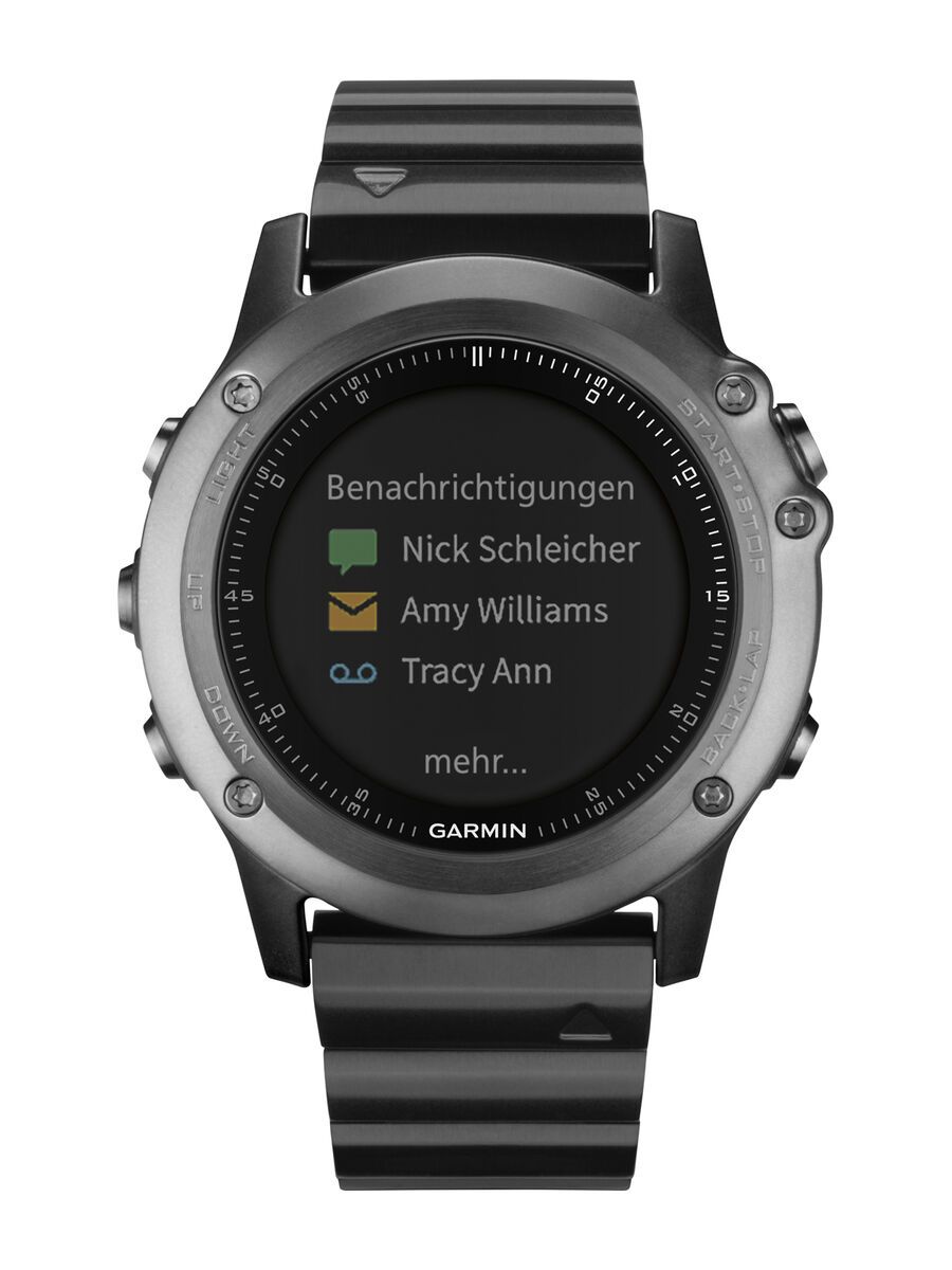 Garmin fenix 3 mit Saphirglas, Metallarmband - Bild 4