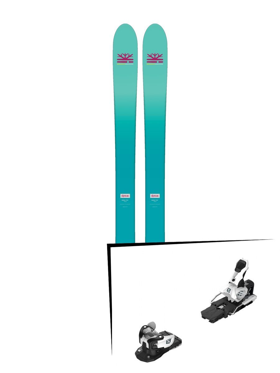 Set: DPS Skis Nina F99 Foundation 2018 + Salomon Warden MNC 13 white/black - Bild 1