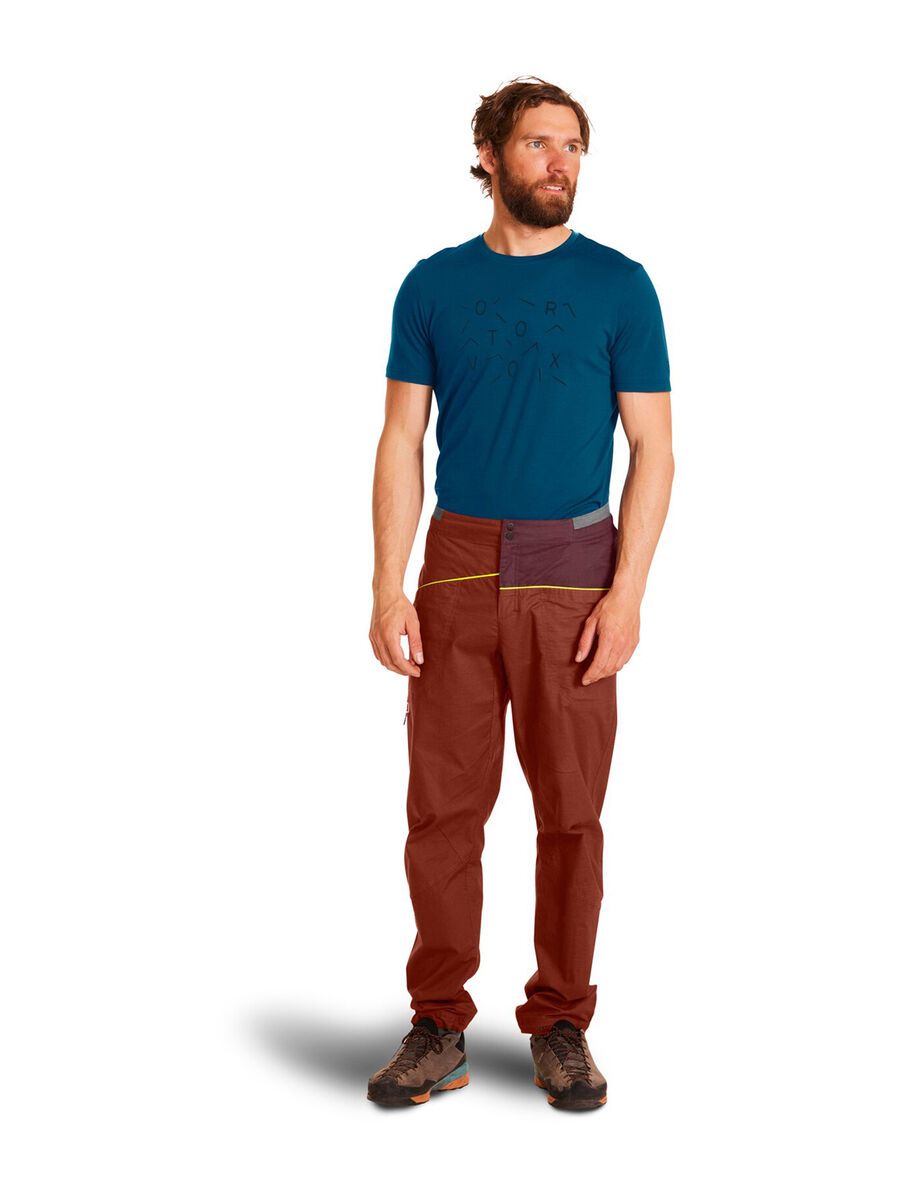 Ortovox Valbon Pants M, clay orange - Bild 5