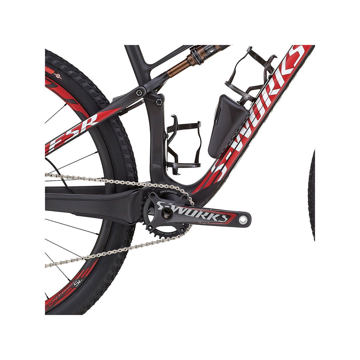 Specialized S-Works Epic FSR 29 World Cup, satin gloss carbon/flo red/white - Bild 3