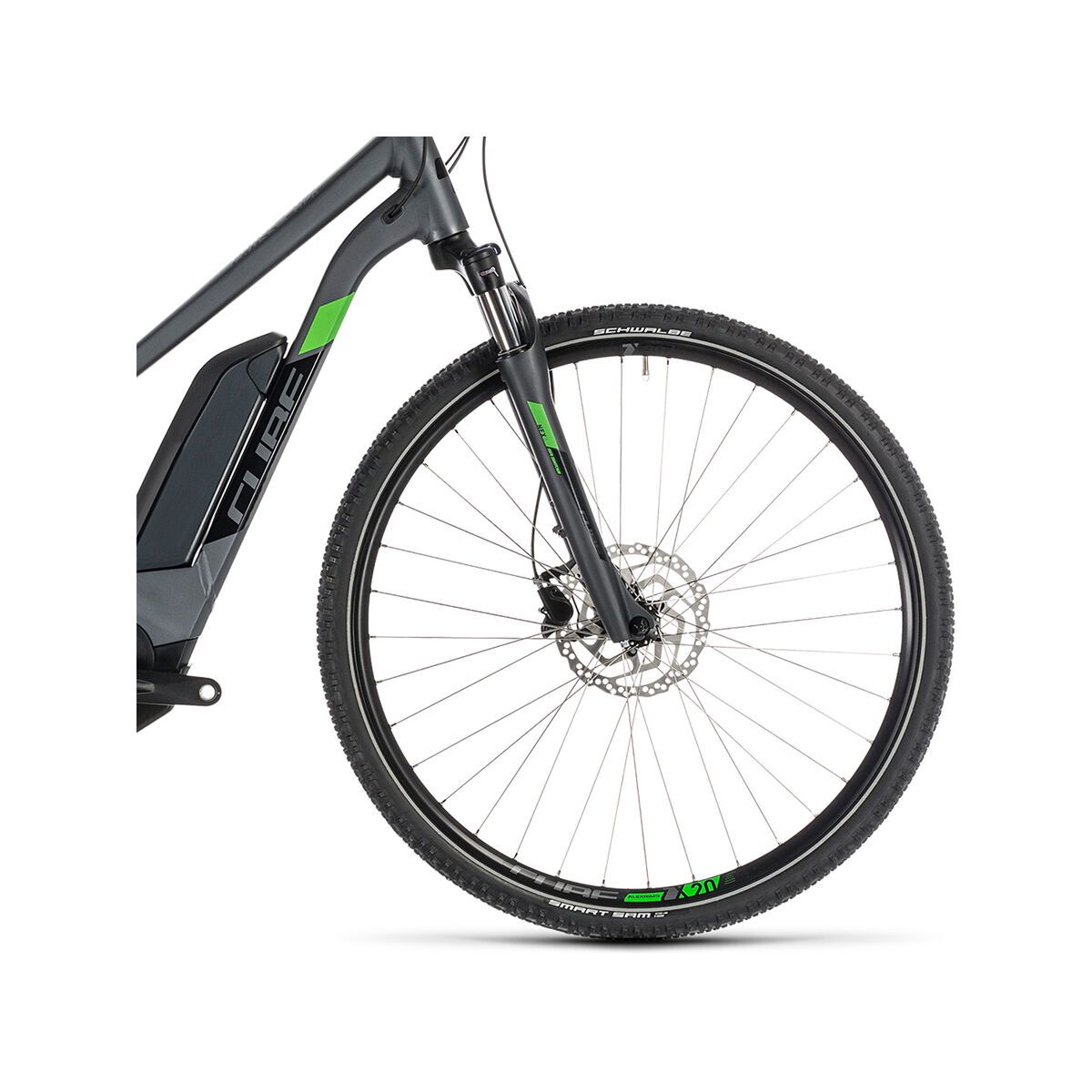Cube Cross Hybrid Pro 400 Trapeze, iridium´n´green - Bild 2