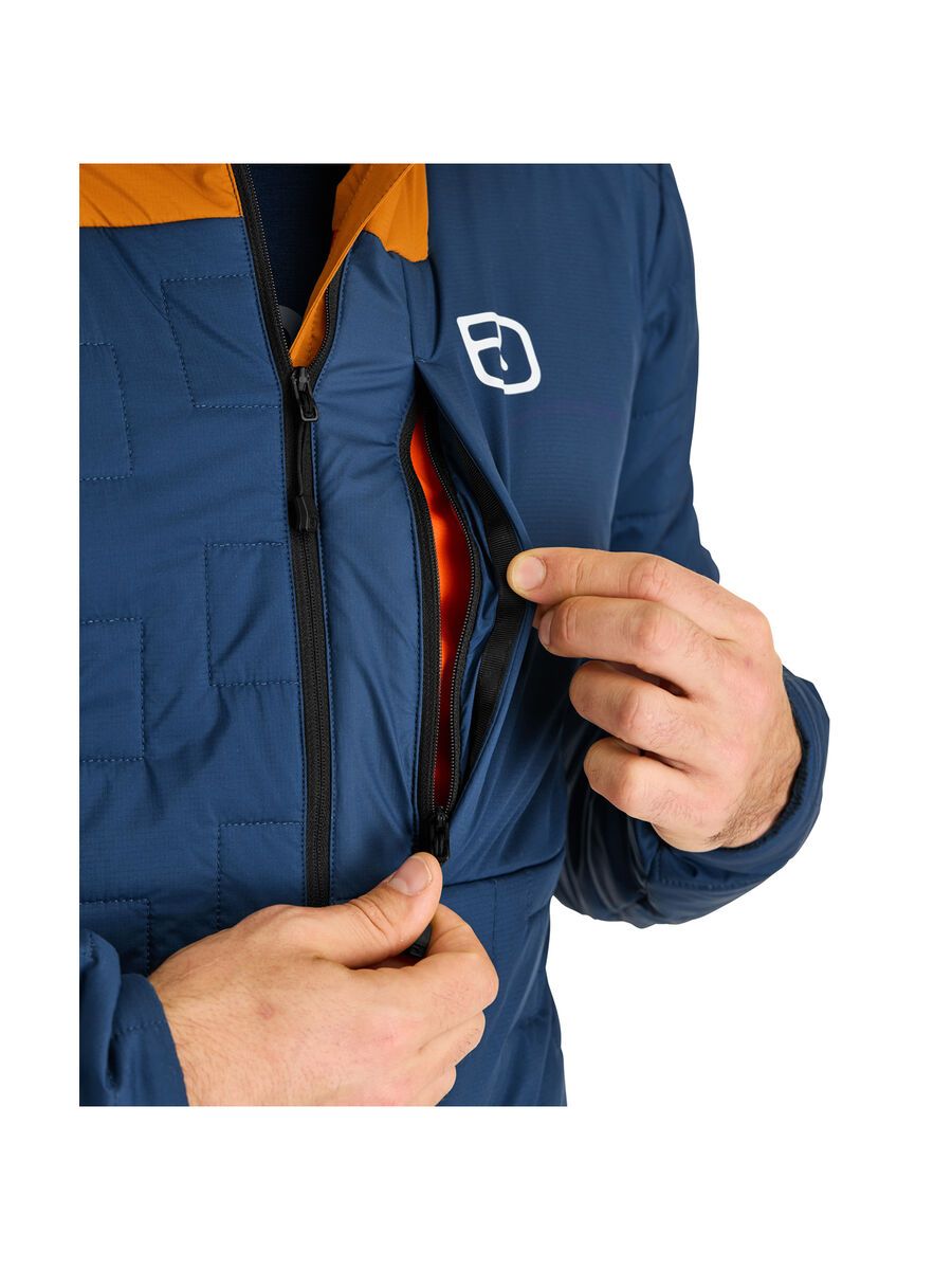Ortovox Swisswool Piz Segnas Jacket M, deep ocean - Bild 3