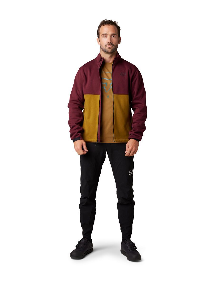 Fox Ranger Fire Fleece Crew, dark maroon - Bild 10