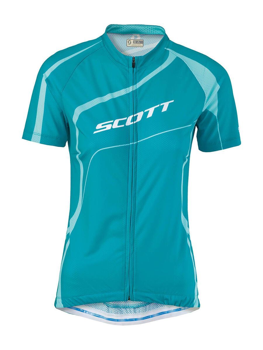 Scott Womens Shadow 20 s/sl Shirt, ocean blue/aqua blue - Bild 1