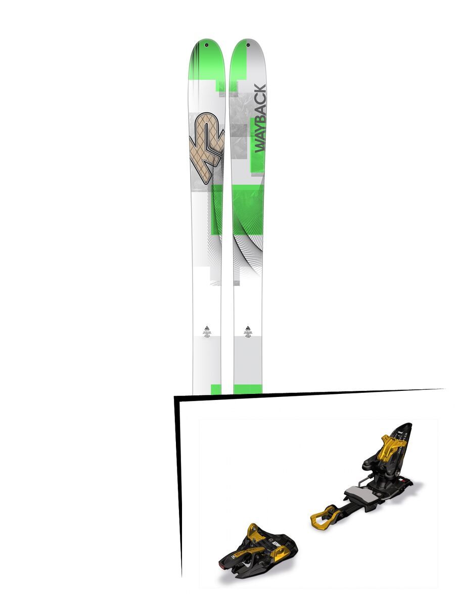 K2 SKI Set: Wayback 96 2016 + Marker Kingpin 13 - Bild 1