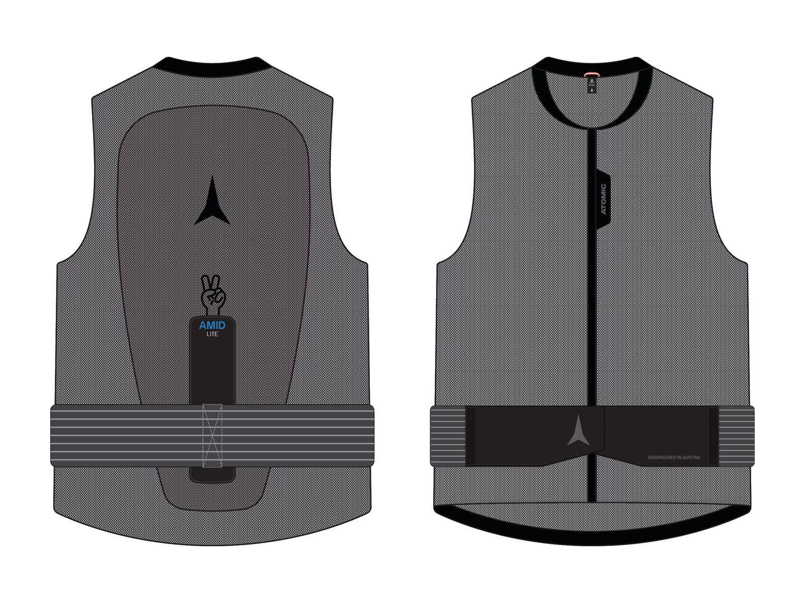 Atomic Live Shield AMID Lite Vest JR, black - Bild 1