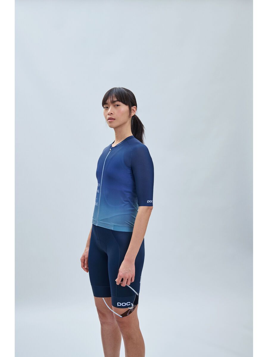 POC W's Pristine Print Jersey, gradient turmaline navy - Bild 4
