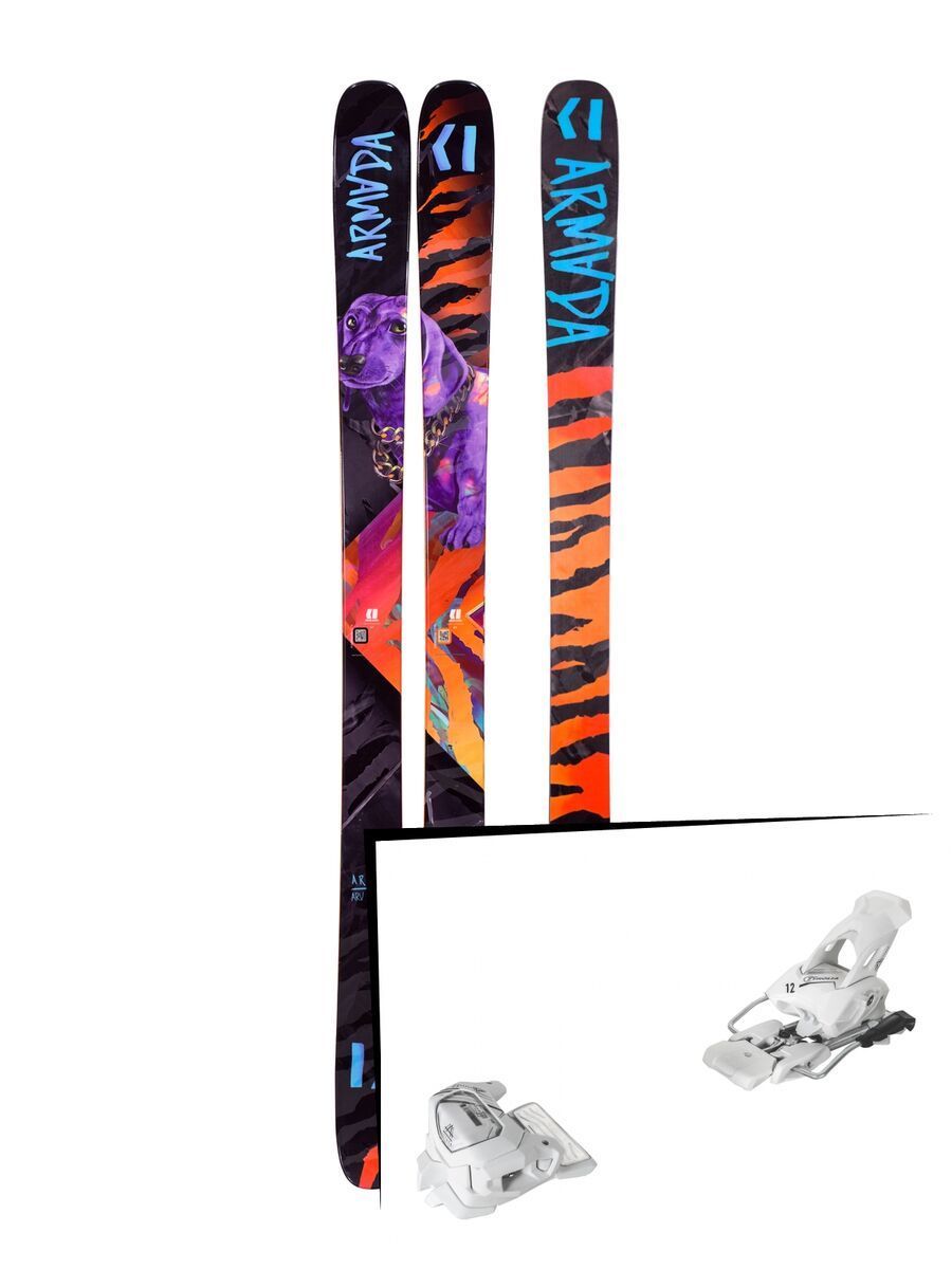 Set: Armada Arv 96 2019 + Tyrolia Attack² 12 GW matt white - Bild 1