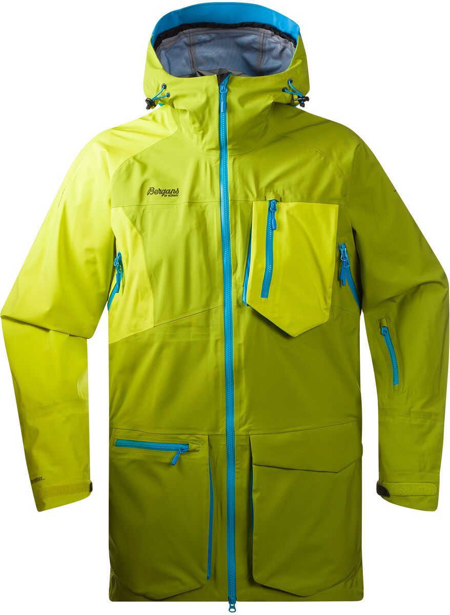 Bergans Hodlekve Jacket, lime/br seablue - Bild 1