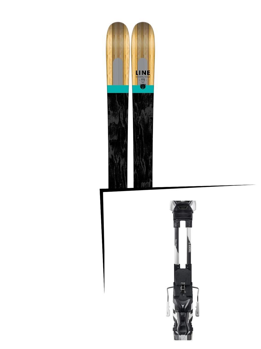 Set: Line Supernatural 115 2017 + Atomic Tracker 13 MNC 130 mm, black/silver - Skiset - Bild 1